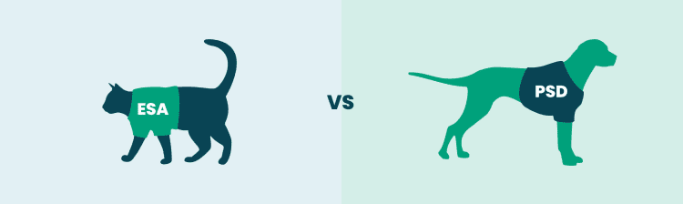 ESAs vs. Service Animals