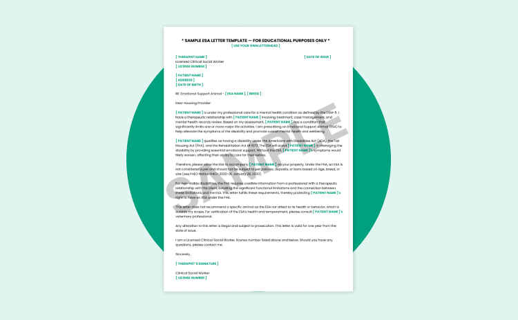 What is an ESA Certification